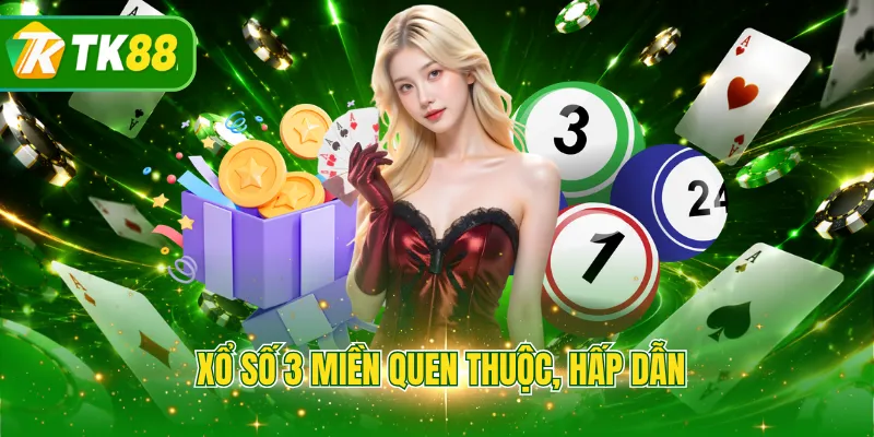 Xổ số 3 miền quen thuộc, hấp dẫn